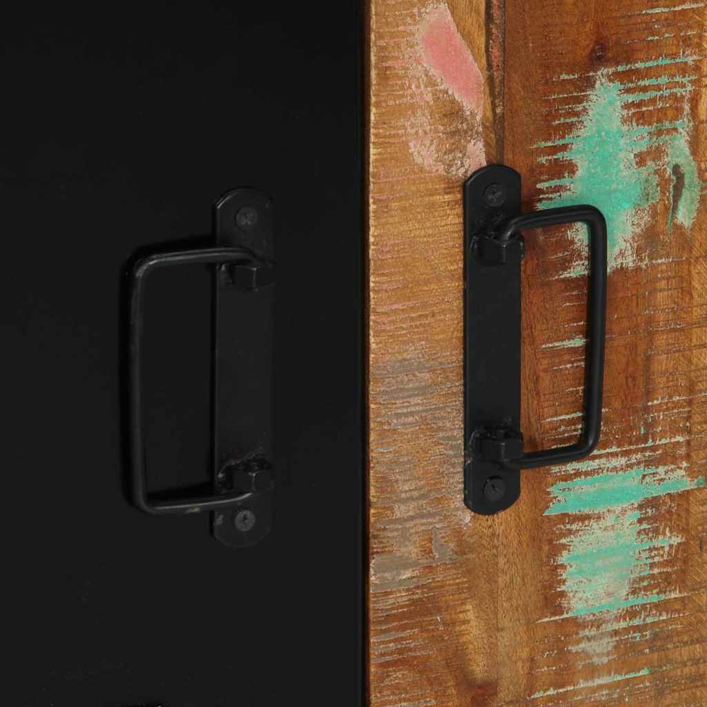 Bathroom Furniture Set with Shelf 2 pcs Solid reclaimed wood